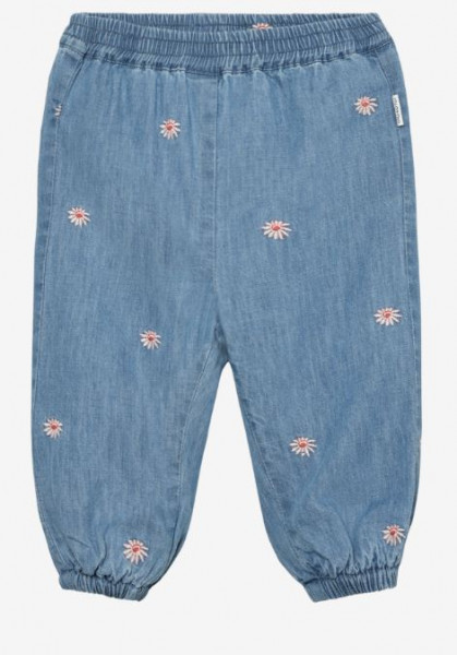 Hose Blau/Blume
