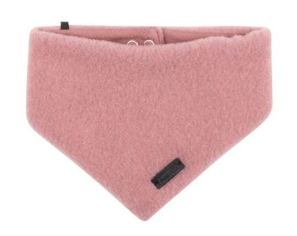 Baby Halstuch GOTS 100% bio Merinowolle Fleece, shadow rose