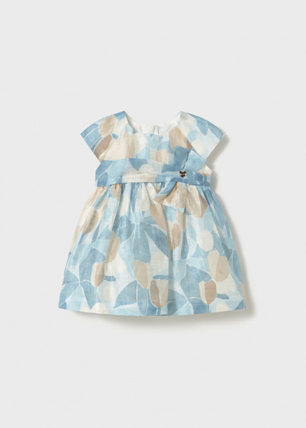 Kleid bedruckt, himmelblau