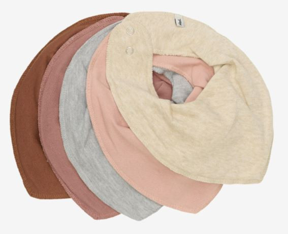 Bandana Bib Organic Cotton in verschiedenen Farben