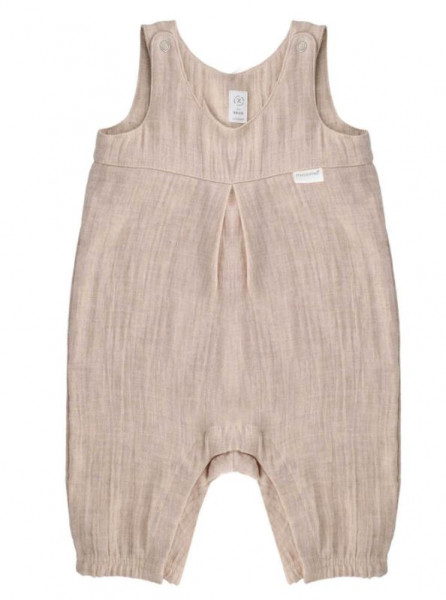 Baby-Overall GOTS Musselin Beige