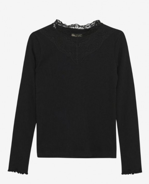 Langarmshirt Schwarz