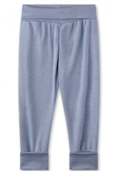 Wolle/Seide Hose Blau
