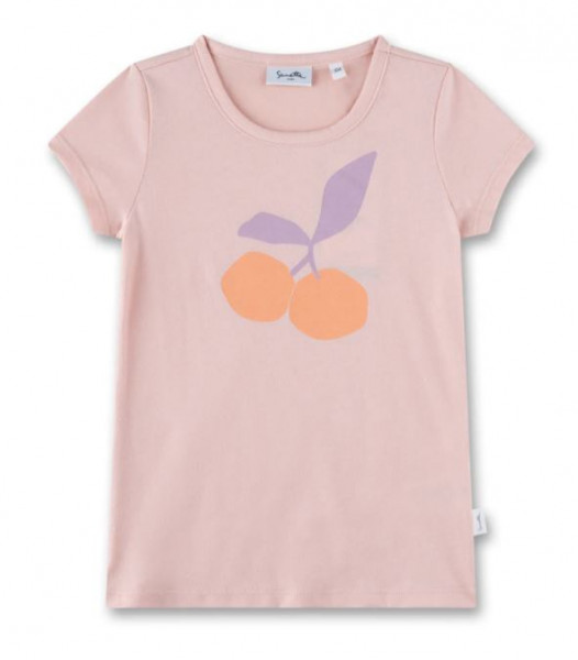 Kurzarmshirt GOTS Kirsche