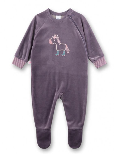 Baby Strampler, Nicki Esel lila