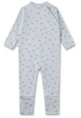 Overall, Feinripp, Blau