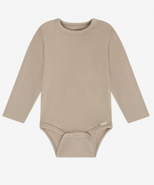 Langarmbody Rib Braun