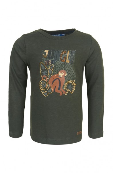 Longsleeve "Jungle", dag dark green