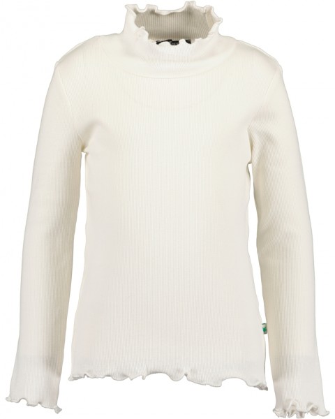 T-Shirt, Stehkragen, offwhite