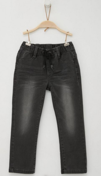 Jeans SLIM Medium rise Straight leg Grau