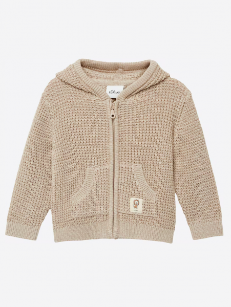 Strickjacke Beige