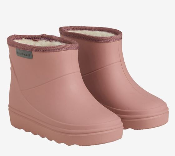 Thermo Gummiestiefel KURZ Old Rose