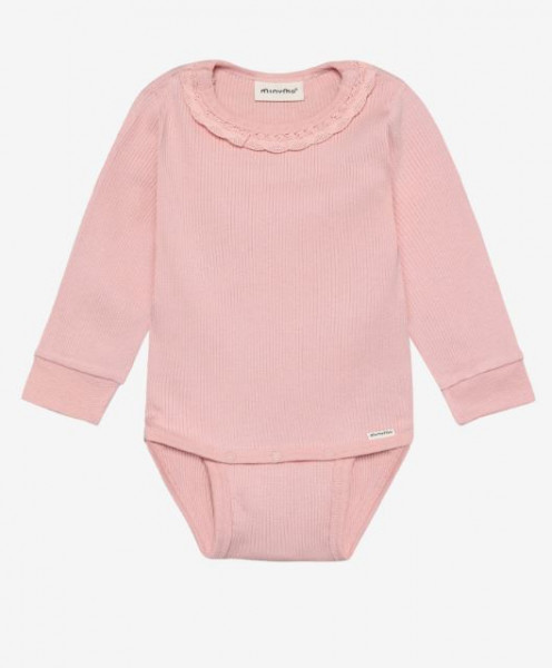 Langarmbody Rose Rib