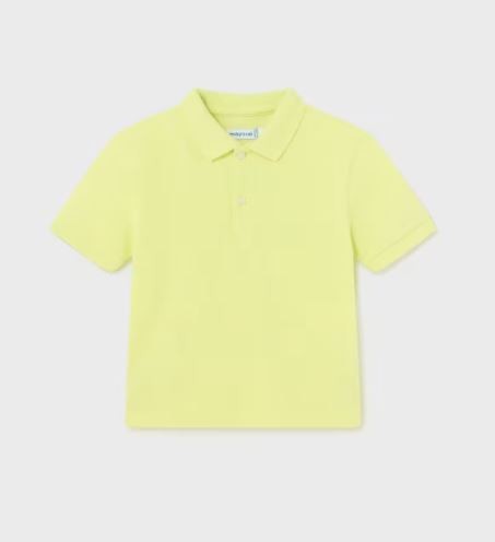 Polo kurzarm basic, lime