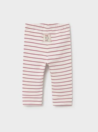 Leggings, rötlich/Streifen