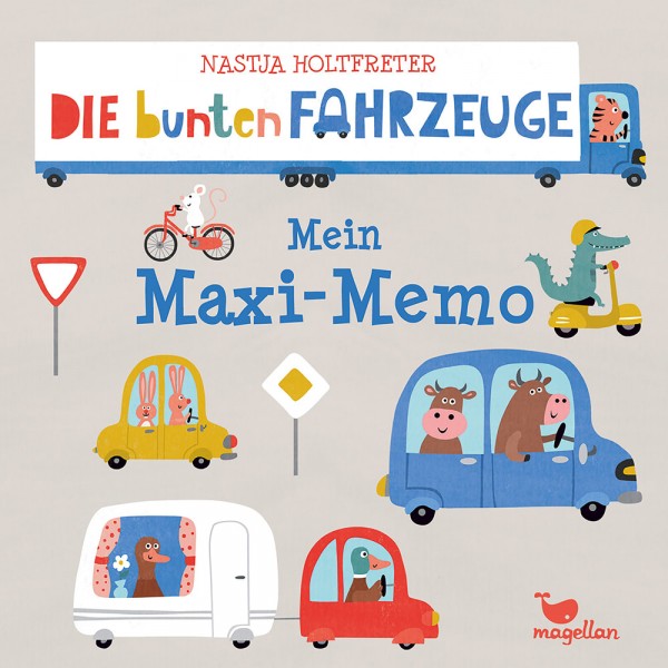 Maxi Memo - Die bunten Fahrzeuge