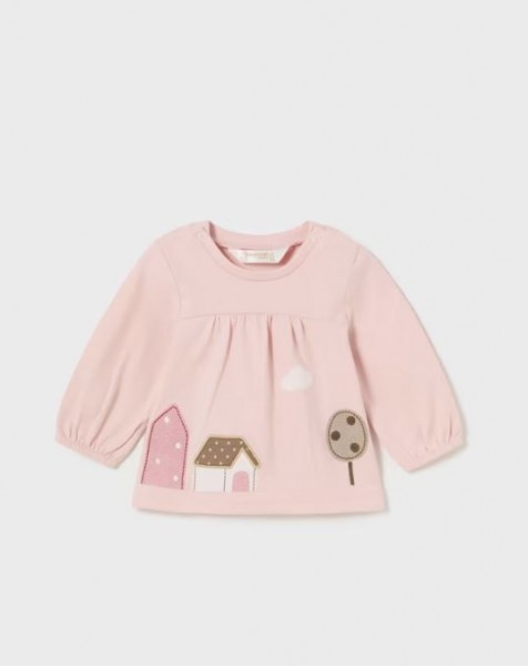 Langarmshirt babyrosa