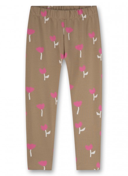 Sweathose "Flower", beige