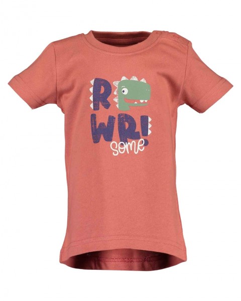T-Shirt, Rundhals, ziegel