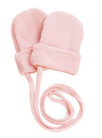 Gots Baby-Fausthandschuhe Rose