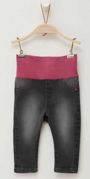 Jeans mit Umschlagbund