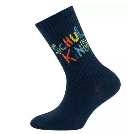 Socken Schulkind blau