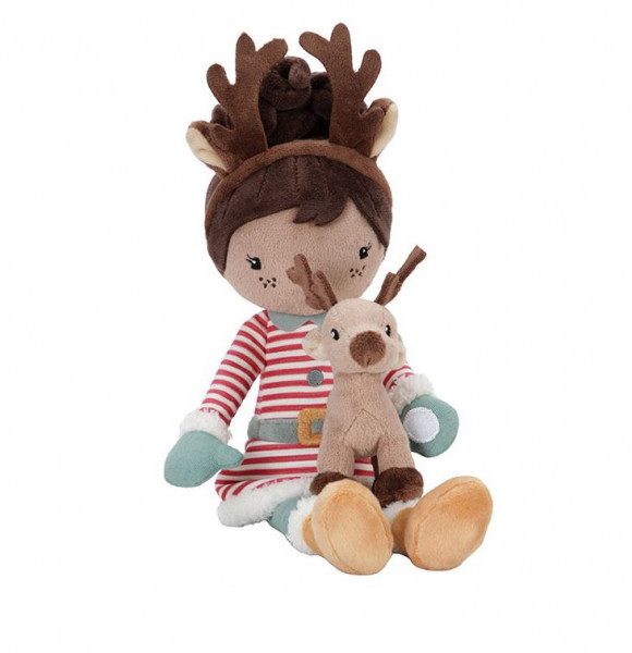 Kuschelpuppe Evi 35 cm X-mas