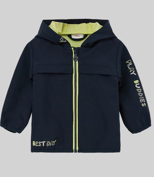 Outdoor-Jacke, Blau/Grün